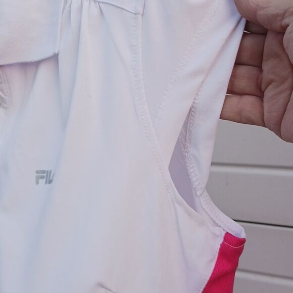 FILA women's cap sleeve polo top size S - Picture 5 of 12